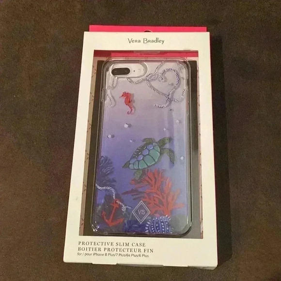 Vera Bradley Protective Slim Case for IPhone 8, 7 , 6s, and 6 plus Nautical NWT - Picture 1 of 9